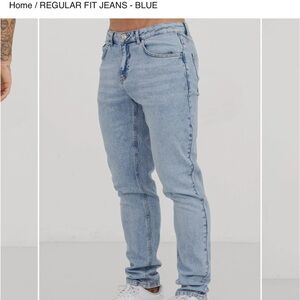 Legend London Regular Fit Jeans - Blue